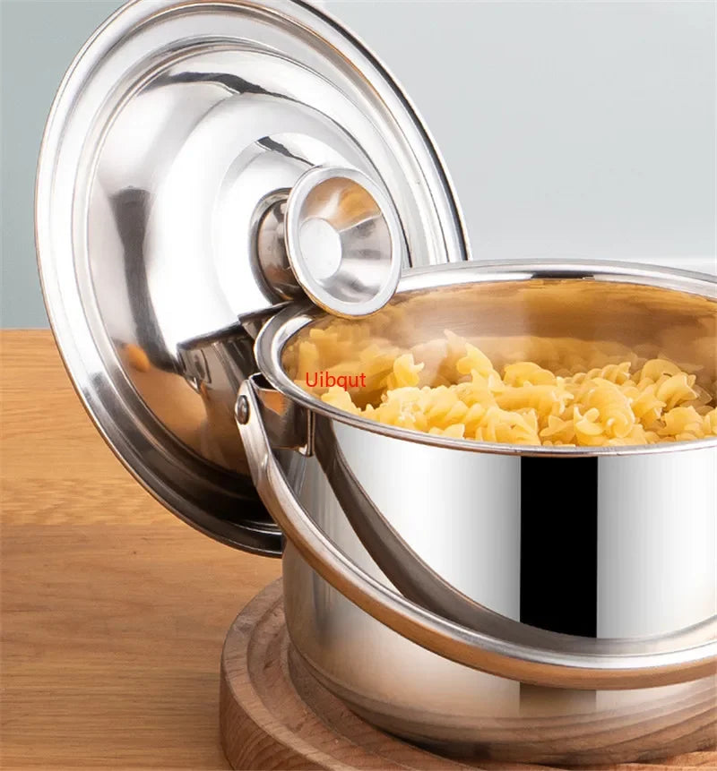 Axya Stainless Steel Cookware Set with Handleramen Pots and Pans