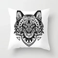 Axyaa Cute Animal Print Pillow Cover - 45X45cm