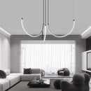 Axyaa Nordic Copper Chandelier Pendant Lights for Minimalist Living Room Decor