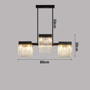 Axyaa Crystal Chandelier Stair Pendant Living Room Interior Lighting
