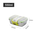 Axyaa Stainless Steel Fresh-keeping Lunch Box with Leak Proof Lid