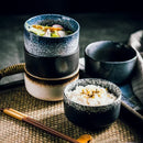 Axya Ceramic Rice Bowl Set for Home and Restaurant Dining or Soup, Breakfast, Seasoning