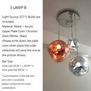 LED Lava Pendant Light by Axyaa - Geometric Design Ceiling Lamp for Home, Bar, Bedroom