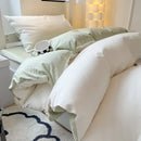 Axyaa Modern Bed Sheet Set, Polished Quilt Cover, Single Three-Piece