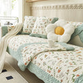 Axyaa Cotton Sofa Cushion: Anti-Slip, All Seasons, Modern Design, Protective Pad