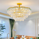 Axyaa Crystal Light Chandelier for Living Room, Bedroom, and Dining Room