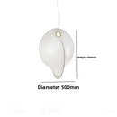 Axyaa Modern Nordic LED Chandelier for Dining Room, Kitchen, Bedroom - Luxury Design