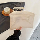 Axyaa Mesh Bag: Portable, Large Capacity Beach & Shower Bag with Handle