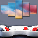 Axyaa Sky Clouds Nature Painting Poster Wall Art Decor for Living Room