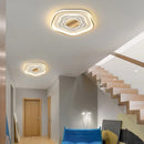 Axyaa Modern Pentagonal LED Ceiling Chandelier, Indoor Lighting for Living Room & Bedroom