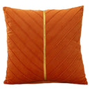 Axyaa Flannel & Dutch Velvet Pillow Cover Set - 45x45 Home Decor