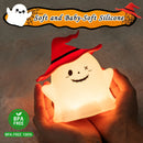 Axyaa RGB Ghost Night Light Rechargeable Lamp for Kids - Cute Halloween Desktop Decor