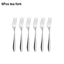 Axyaa Stainless Steel Cutlery Set | Mirror Finish Flatware Knife Fork Spoon Dining Set