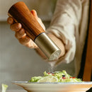 Axya Acacia Wood Pepper Mill - Japanese Style Seasoning Jar