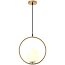 Axyaa Glass Ball Chandelier: Nordic LED Pendant Lamp for Restaurant, Kitchen, Bedroom