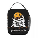 Axyaa Gudetama Cartoon Eggs Lunch Bag: Thermal Insulated Portable Food Cooler