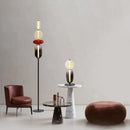 Axyaa Nordic Glass LED Floor Lamp for Home Decor and Indoor Lighting
