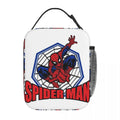 Axyaa Spider Man Lunch Bag - Insulated Portable Thermal Cooler for Work