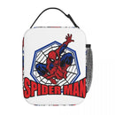 Axyaa Spider Man Lunch Bag: Insulated Portable Cooler for Travel