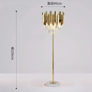 Modern Crystal Floor LED Lamp for Bedroom and Living Room Decor by Axyaa
