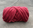 Axyaa Super Velvet Chunky Yarn - Thick Cotton Wool Tube Yarn for DIY Handwork