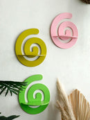 Axyaa Candy-Shaped Wooden Floating Wall Shelf for Chic Home Decor