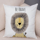 Axyaa Nordic Animal Pillow Case Decor Cover for Sofa - Jungle Theme