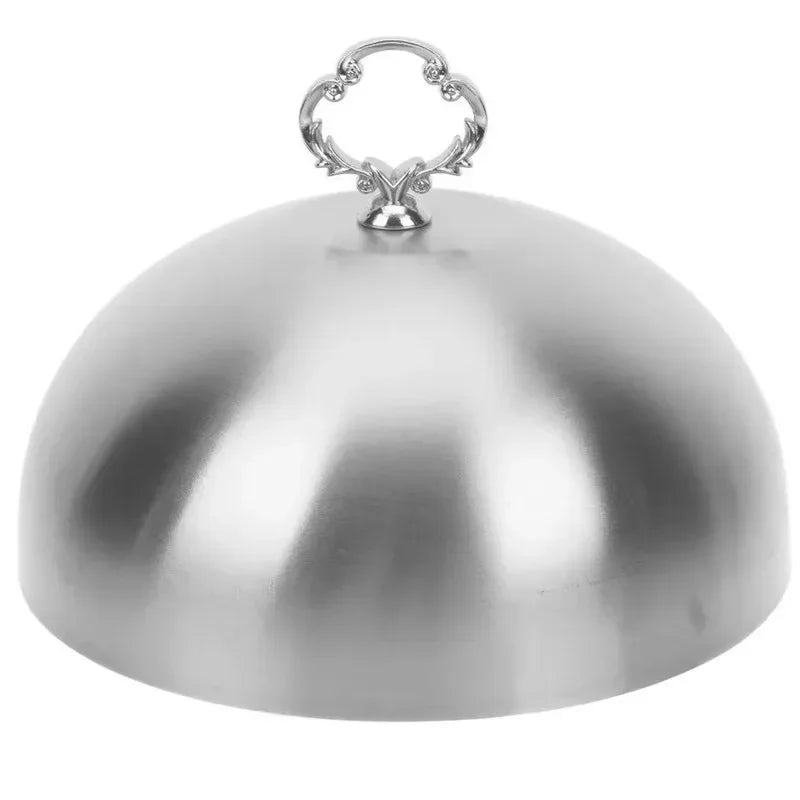Axya Stainless Steel Dome Lid Tent for Food Serving Tray