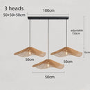 Axyaa Rattan Straw Hat Pendant Light - Retro Style for Home & Restaurant Decor