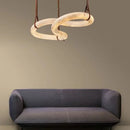 Axyaa Marble Pendant Light: Modern Minimalist Nordic Design Chandelier for Villa Decoration