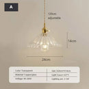 Axyaa Glass Chandelier Pendant Lights - Nordic Style Hanging Lighting for Home and Commercial Spaces