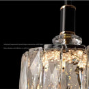 Axyaa LED Crystal Chandelier for Living Room Bedroom Decor Lighting