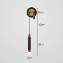 Axyaa Copper Bedside Wall Spotlight: Modern Luxury Reading Lamp