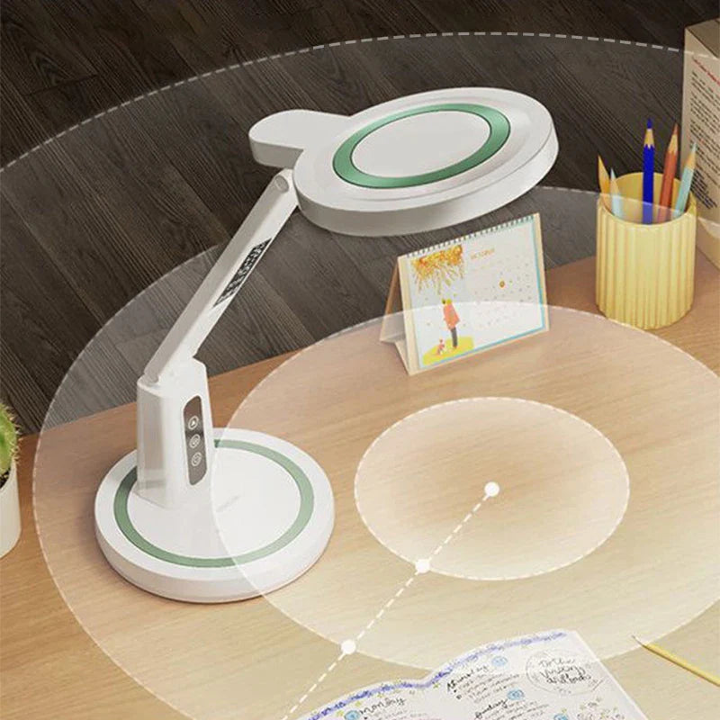 Axya LED Desk Lamp: Foldable Dimmable USB Night Light