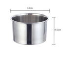 Axyaa Stainless Steel Food Storage Canister with Lid - Kitchen Organizer & Spice Box