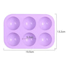 Axyaa Silicone Chocolate Sphere Mold 6-Cavity Baking Tools & Non-Stick Cylinder Cookie Kit