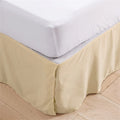 Axyaa Brushed Home Bed Skirt  Machine Washable Decorative Wrap Around Hotel Quality