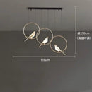 Axyaa Bird Chandeliers Pendant Light for Living Room Bedroom - Modern Hanging Lamp Fixture