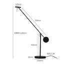 Axyaa Industrial Swing Arm Table Lamp for Modern Living Room Bedroom Office Café