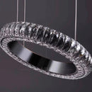 Axyaa Crystal Chandelier Stair Pendant Lamp Living Room Lights