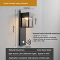 Axyaa Outdoor LED Wall Light Motion Sensor Waterproof Sconce Luminaire