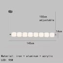 Axyaa White Glass Bulb Chandelier Pendant Lamp for Bedroom.