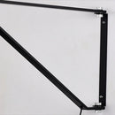 Axyaa Art Deco Swing Arm Wall Sconce - White/Black Retro Industrial Wall Light