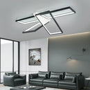 Axyaa Modern LED Ceiling Light in Gold/Black for Living Room, Bedroom, Kitchen
