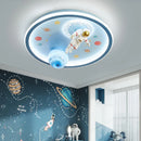 Axyaa Astronaut LED Ceiling Lamp for Kids Room Chandeliers