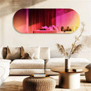 Axyaa Rainbow Iridescent Accent Mirror for Living Room and Bedroom
