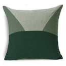 Axyaa Green Floral Pattern Cushion Cover for Home Sofa Car Decor
