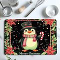 Axyaa Christmas Candy Drying Mat: Absorbent Dish Placemat for Table Cup Drying Mats