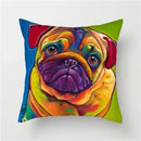 Axyaa Pet Dogs Cartoon Style Pillow Case Home Decor Cushion Sofa Square Pillowcase