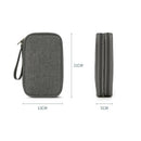Axyaa Electronics Accessories Organizer Bag: Portable, Waterproof, Double Layers Storage for Cable Wires